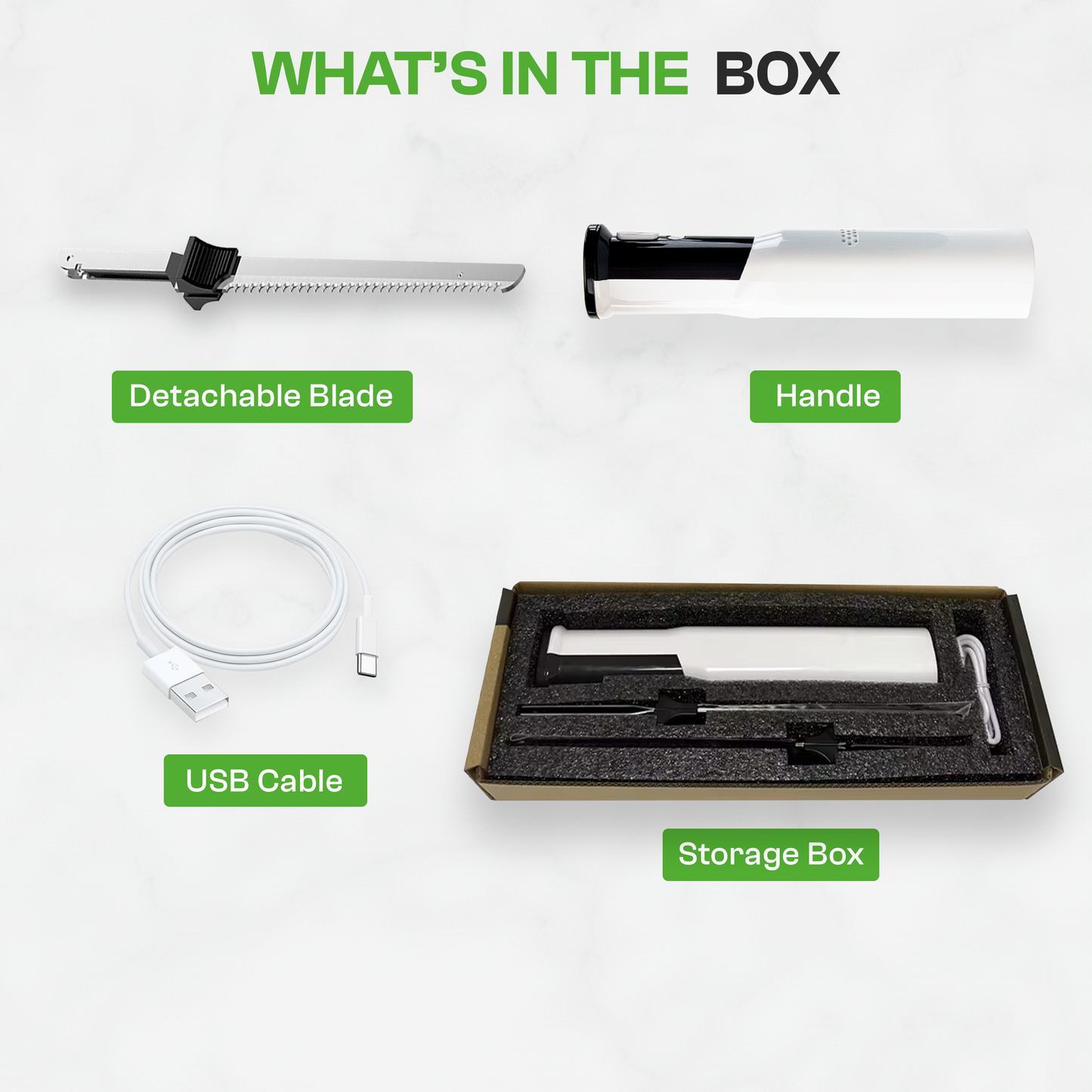 Rechargeable Cordless Knife for Quick Clean Cuts
