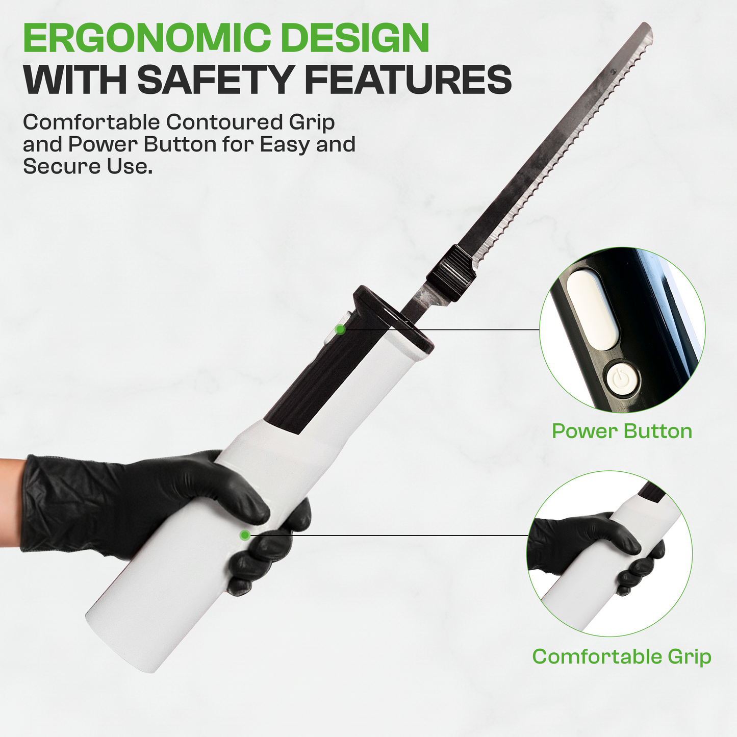 Rechargeable Cordless Knife for Quick Clean Cuts