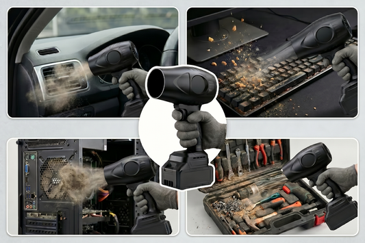Use a Blower Gun for Multi-Purpose Cleaning