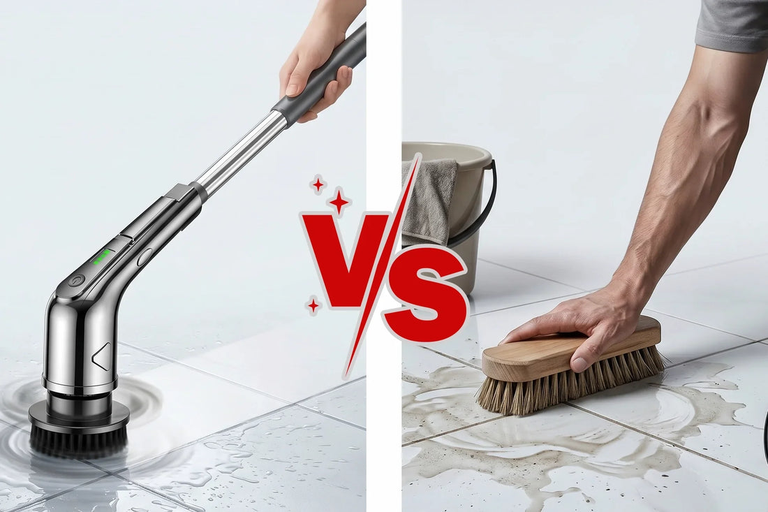 Electric Spin Scrubbers vs Manual Scrubbing