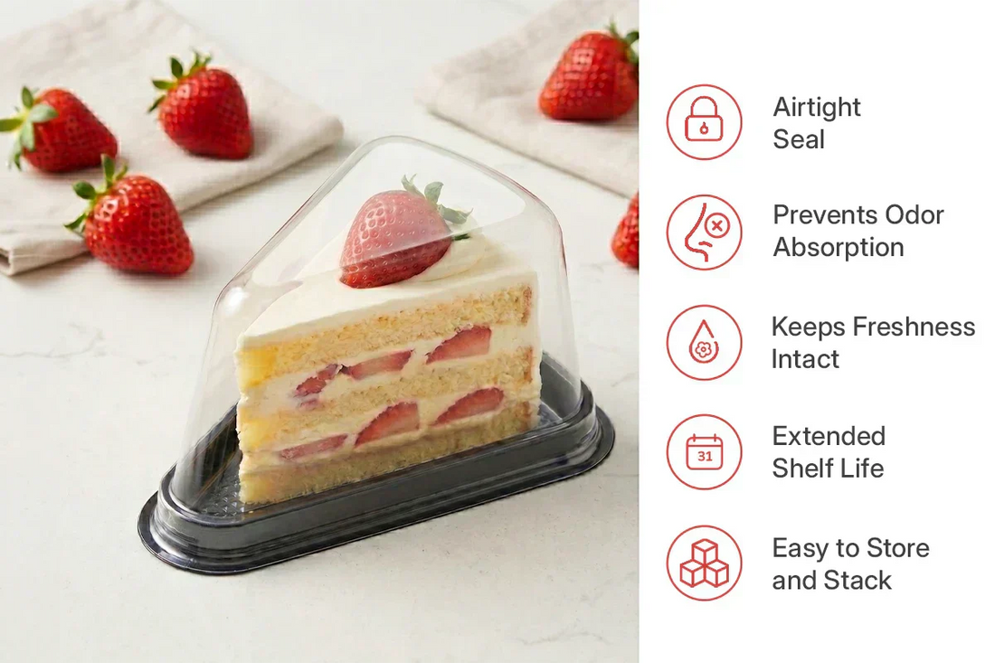How Plastic Cake Slice Containers Keep Your Desserts Fresh Longer