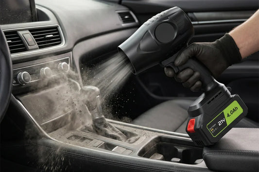 How to Use a Cordless Blower Gun for Car Cleaning