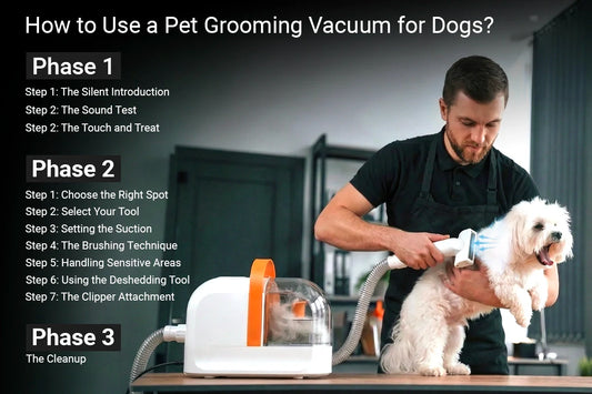 How to Use a Pet Grooming Vacuum for Dogs