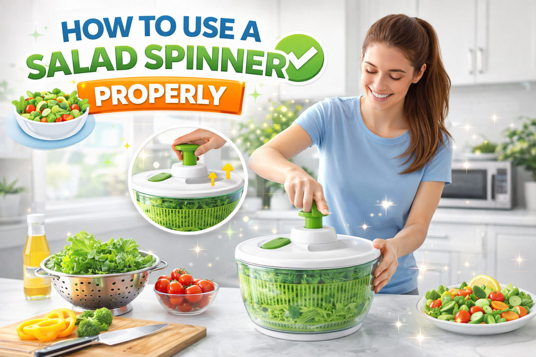 How to Use a Salad Spinner Properly