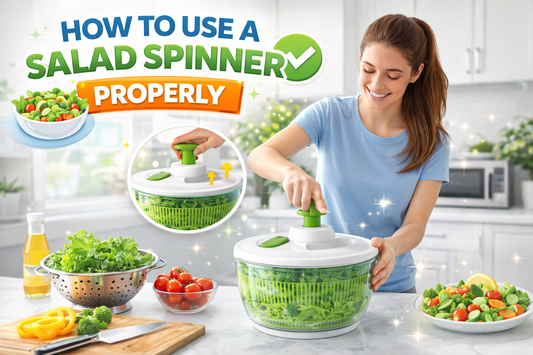 How to Use a Salad Spinner Properly