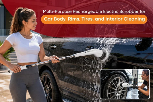 Rechargeable Electric Spinning Car Wash Scrubber