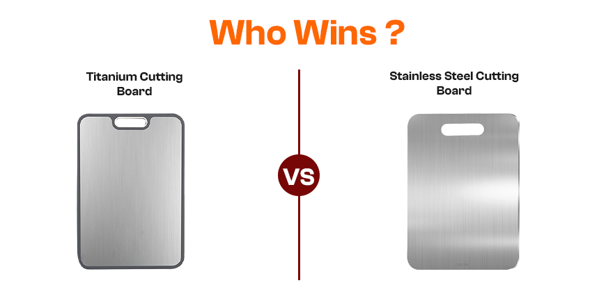 Titanium vs Stainless Steel Cutting Board