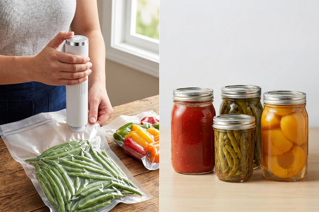 Vacuum Sealer vs Canning
