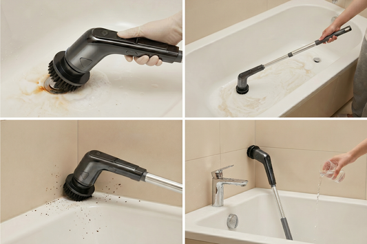 Ways For Removing Bathtub Stains With a Rechargeable Cleaning Brush