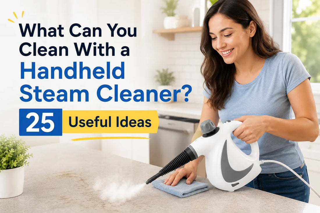 What Can You Clean With a Handheld Steam Cleaner