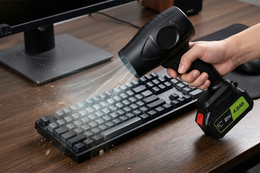 Why a Cordless Blower Gun is the Ultimate Keyboard Cleaning Tool