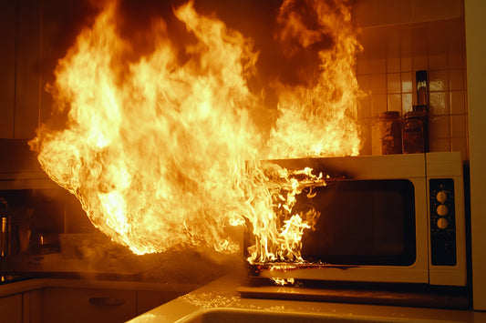Fire in Microwave