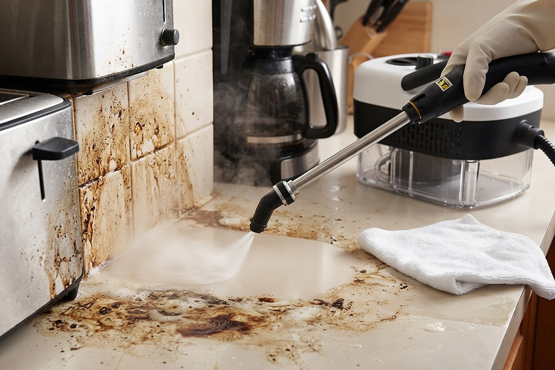 How to Clean Grease Behind Stove and Appliances