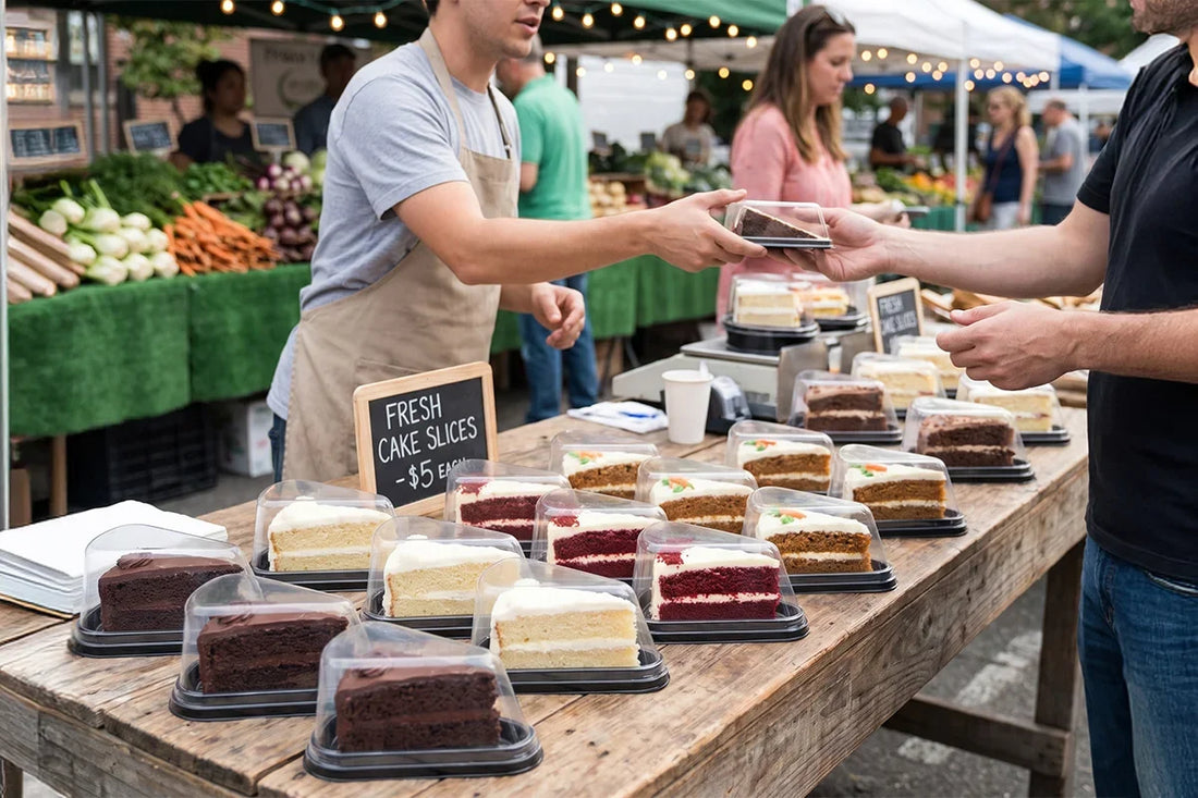 Selling Cake by the Slice at Local Markets