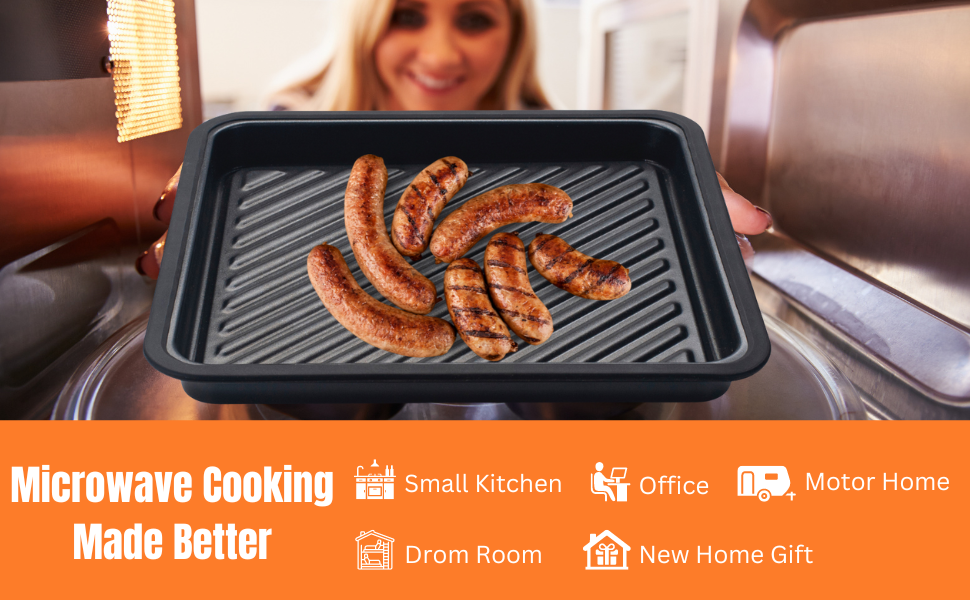 Non-Stick Microwave Bacon Tray