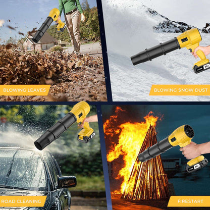 Cordless Blower Gun: 21V High-Velocity Battery Leaf Blower & Air Cannon