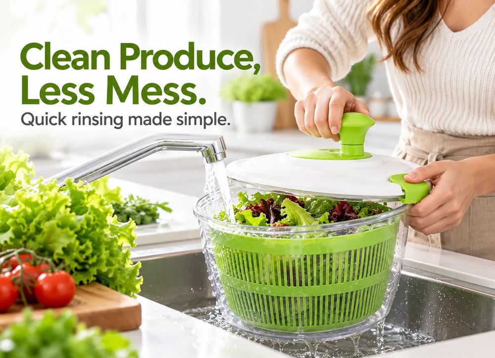 Use It as a Salad Washer and Salad Strainer