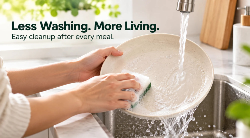 Dishwasher-Safe Plates for Effortless Cleanup