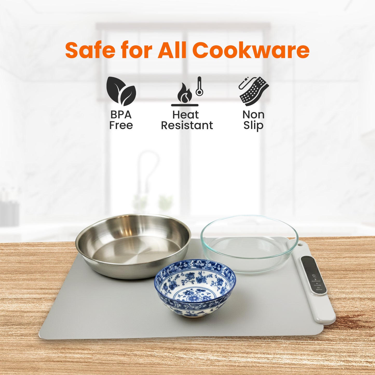 DoubleWave Rollable Electric Food Warming Mat