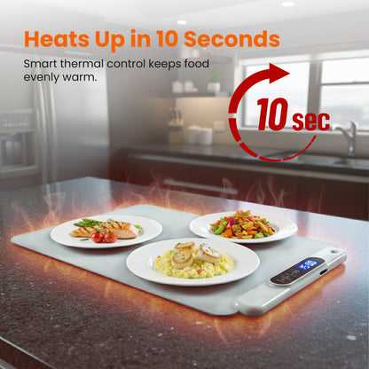 DoubleWave Rollable Electric Food Warming Mat