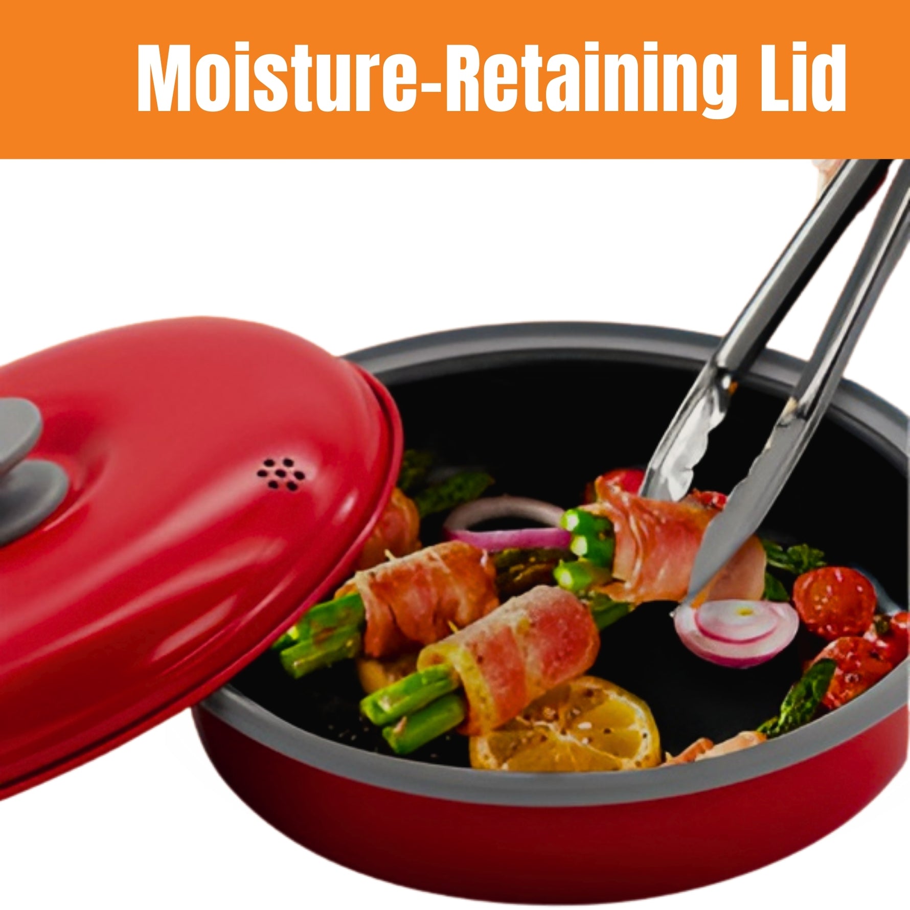 Grill Pan with Moisture Retaining Lid