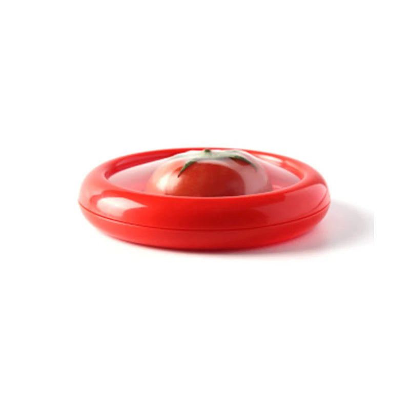 Transparent film sealed fruit preservation box, vegetable avocado lemon tomato preservation refrigerated sealed box