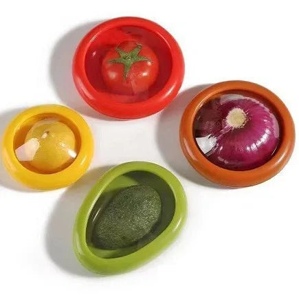 Transparent film sealed fruit preservation box, vegetable avocado lemon tomato preservation refrigerated sealed box