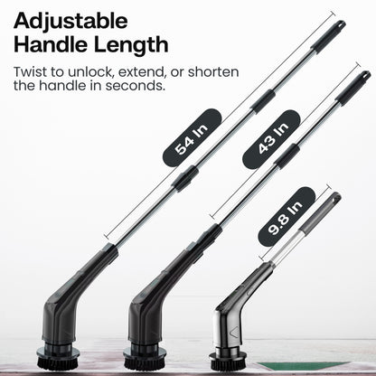 Electric Spin Scrubber 8-in-1 Model – Rechargeable Cleaning Brush