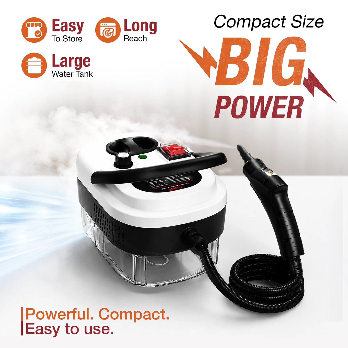Portable High-Temperature Steam Cleaner For Deep Home Cleaning