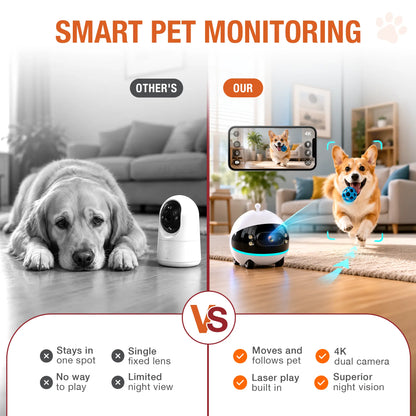 Interactive Pet Companion Robot | Smart Pet Camera