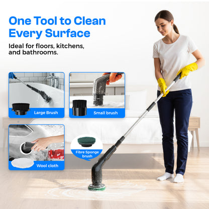 Electric Spin Scrubber 8-in-1 Model – Rechargeable Cleaning Brush