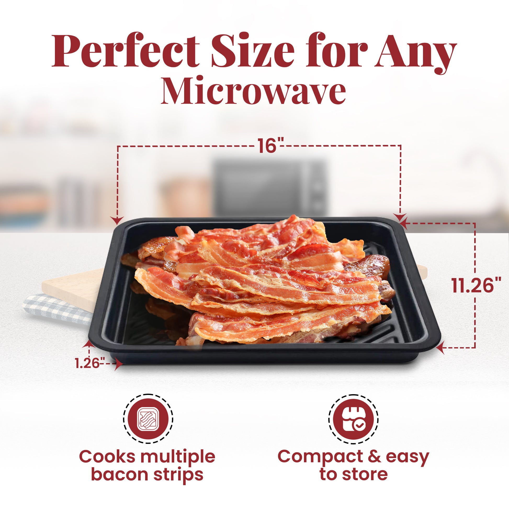 bacon tray for microwave