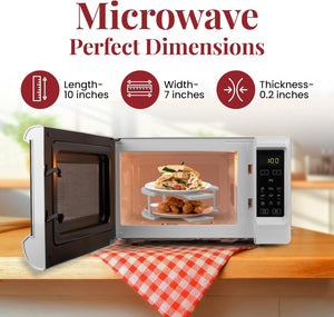 big w microwave plate stacker