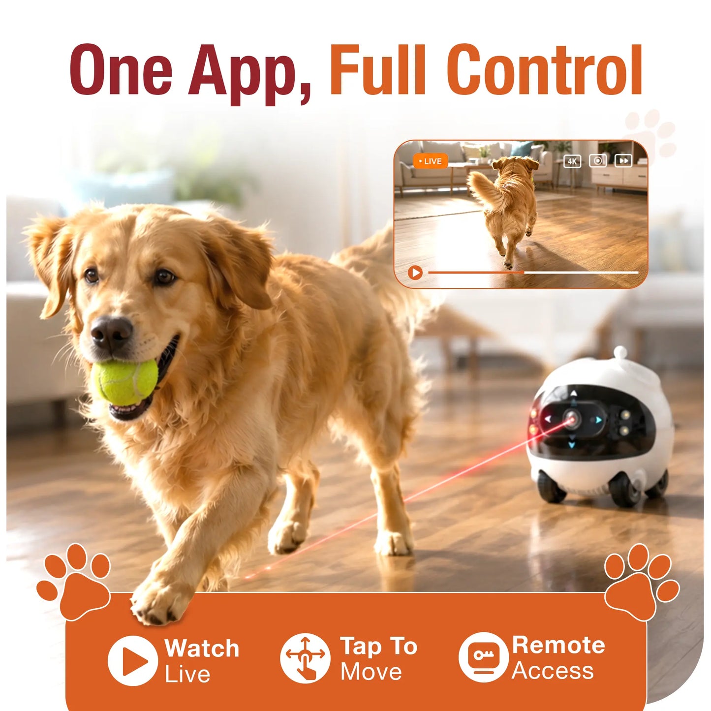 Interactive Pet Companion Robot | Smart Pet Camera