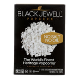 Black Jewell Microwave Popcorn - No Salt/No Oil - Case of 18 2.9 Oz. Bags