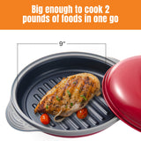 Microwave Grill Pan with Lid