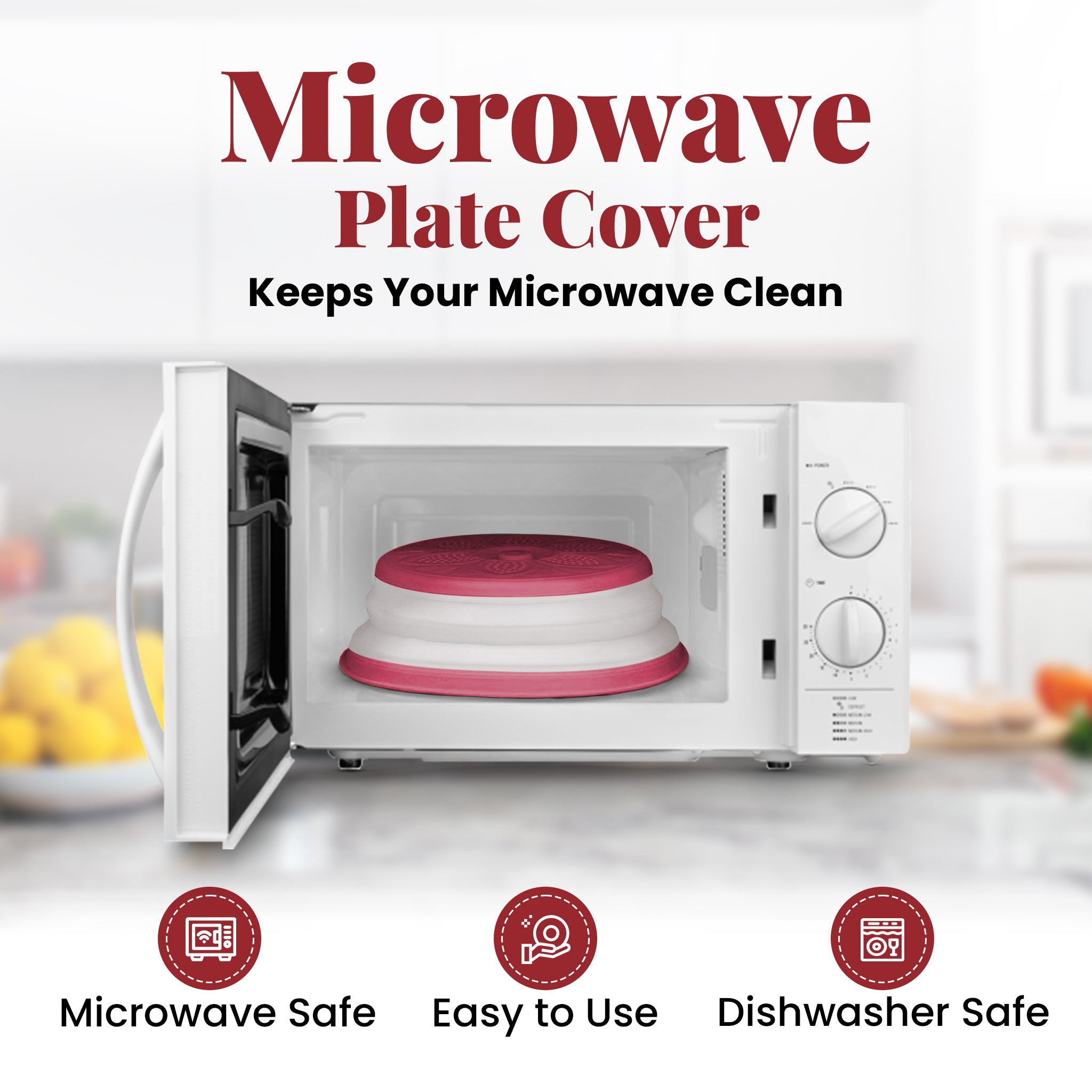 microwave cooking plate