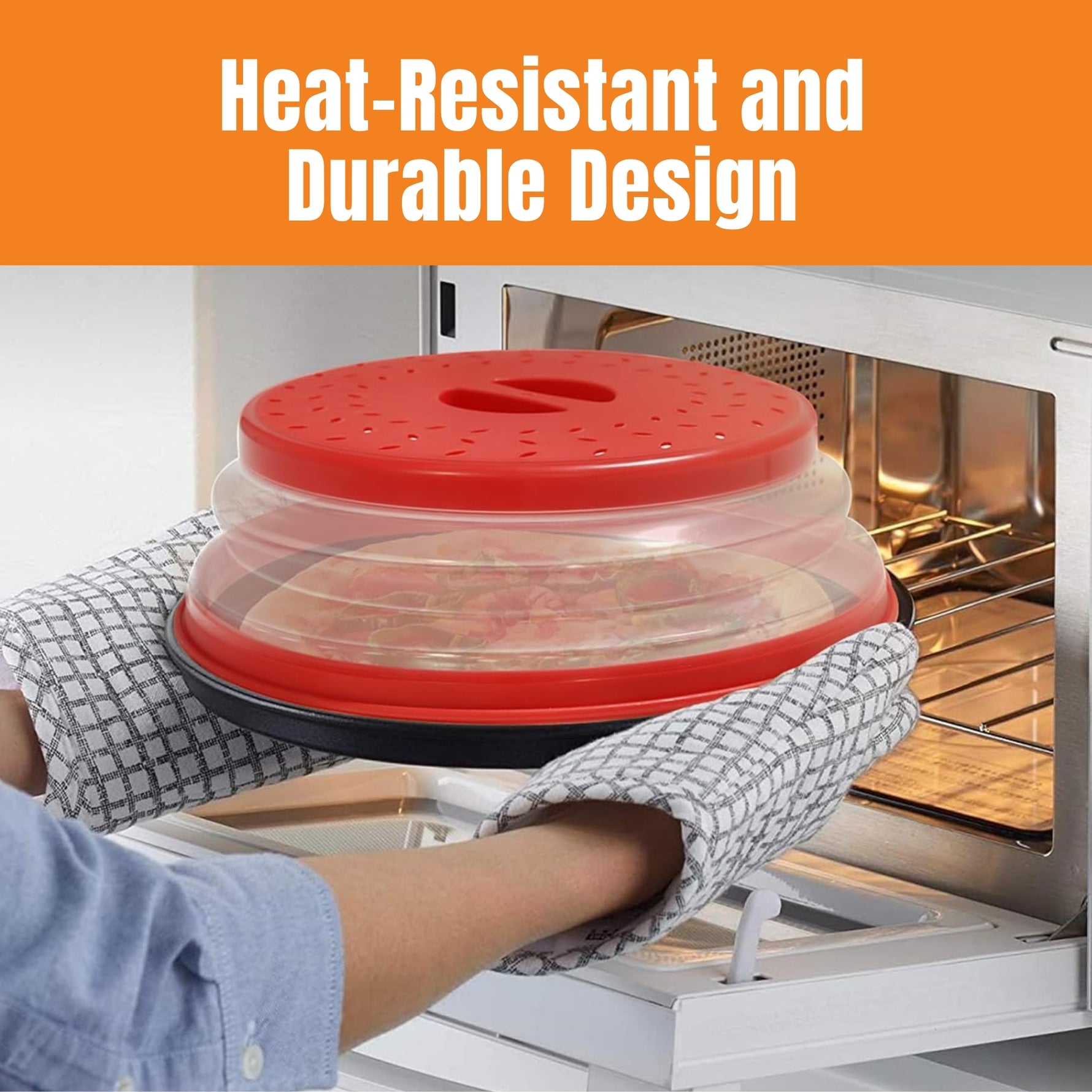 microwave splatter cover heat resistant