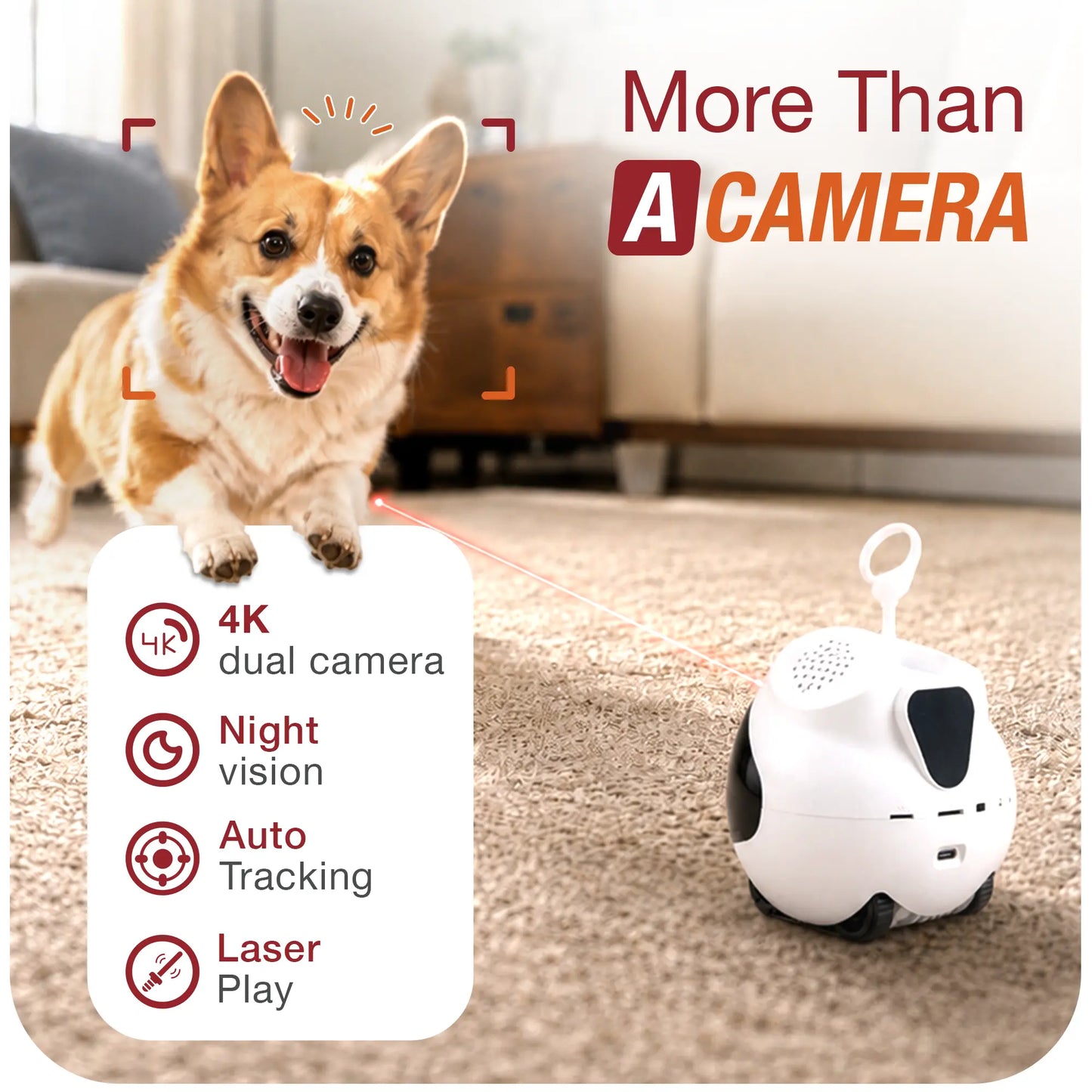Interactive Pet Companion Robot | Smart Pet Camera