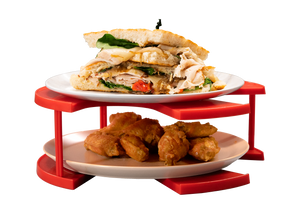 10.5-inch DoubleWave™ — Your Ultimate Plate Stacker & Food Display Stand