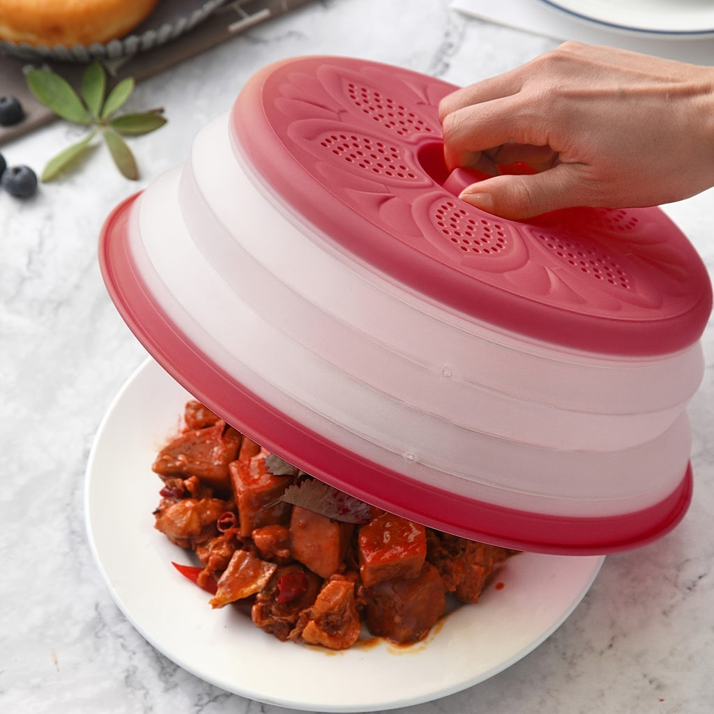 Duo Cover Microwave Splatter Guard with Moisture Lock Knob to Prevent Soggy  Leftovers - Tuvie Design